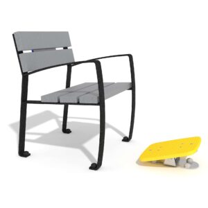 Agapito Outdoor-Fitnessgerät "Fuß-Kipper"