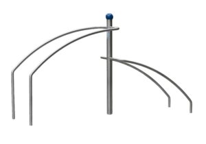 Art Outside Outdoor-Fitnessgerät "Armzug-Liegestütz-Station"
