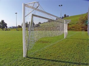 Bodenrahmen für Großfeld-Fußballtor "Modell Bundesliga"