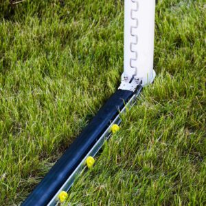 Bodenrahmen für Großfeld-Fußballtor mit PlayersProtect