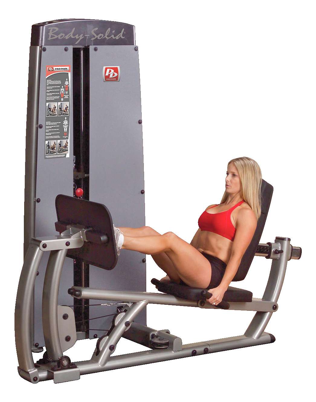 Body-Solid Beinpresse und Wadenmaschine "Pro Dual"