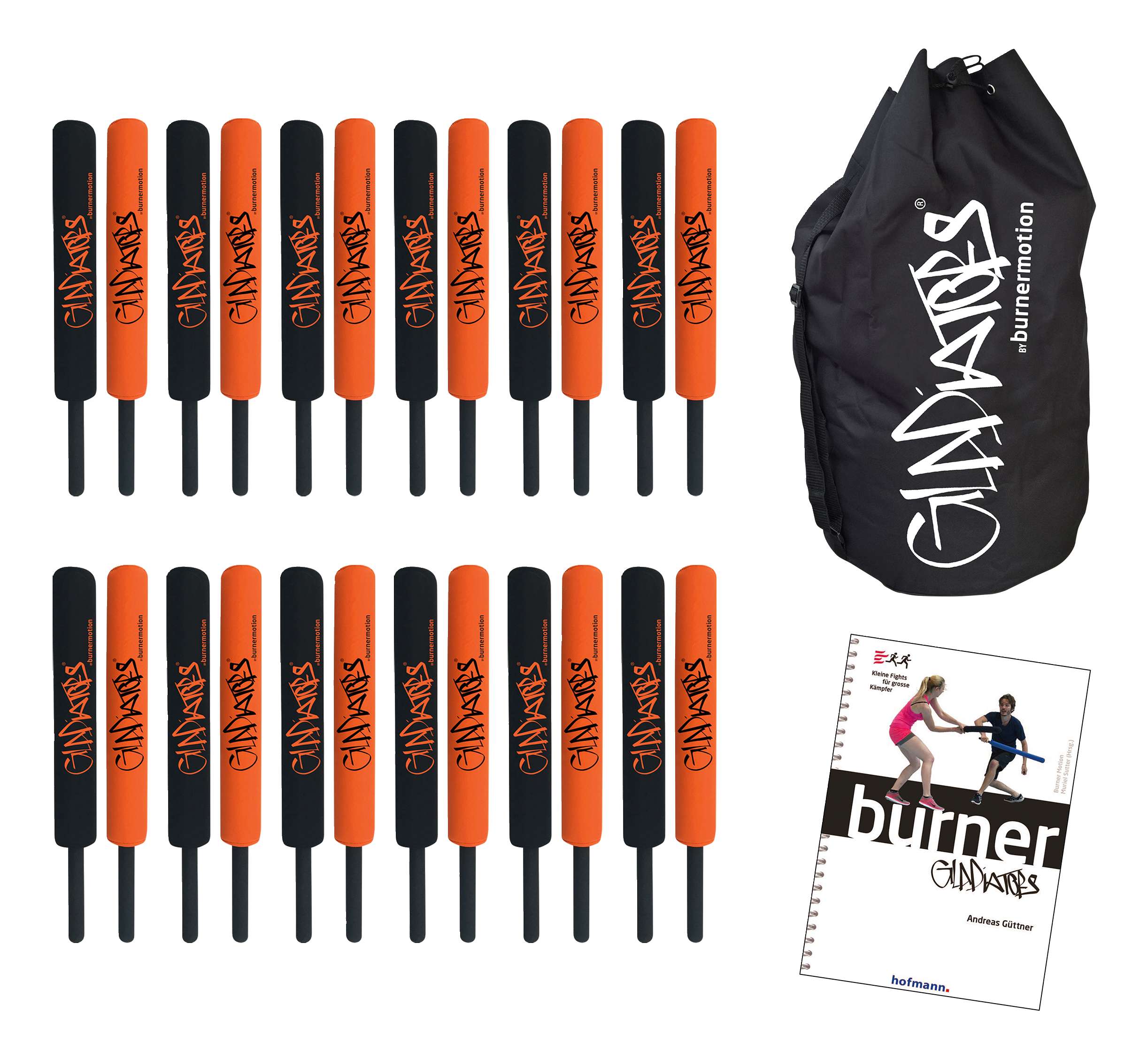 Burnermotion Anti-Aggressionsschläger-Set "Schule"