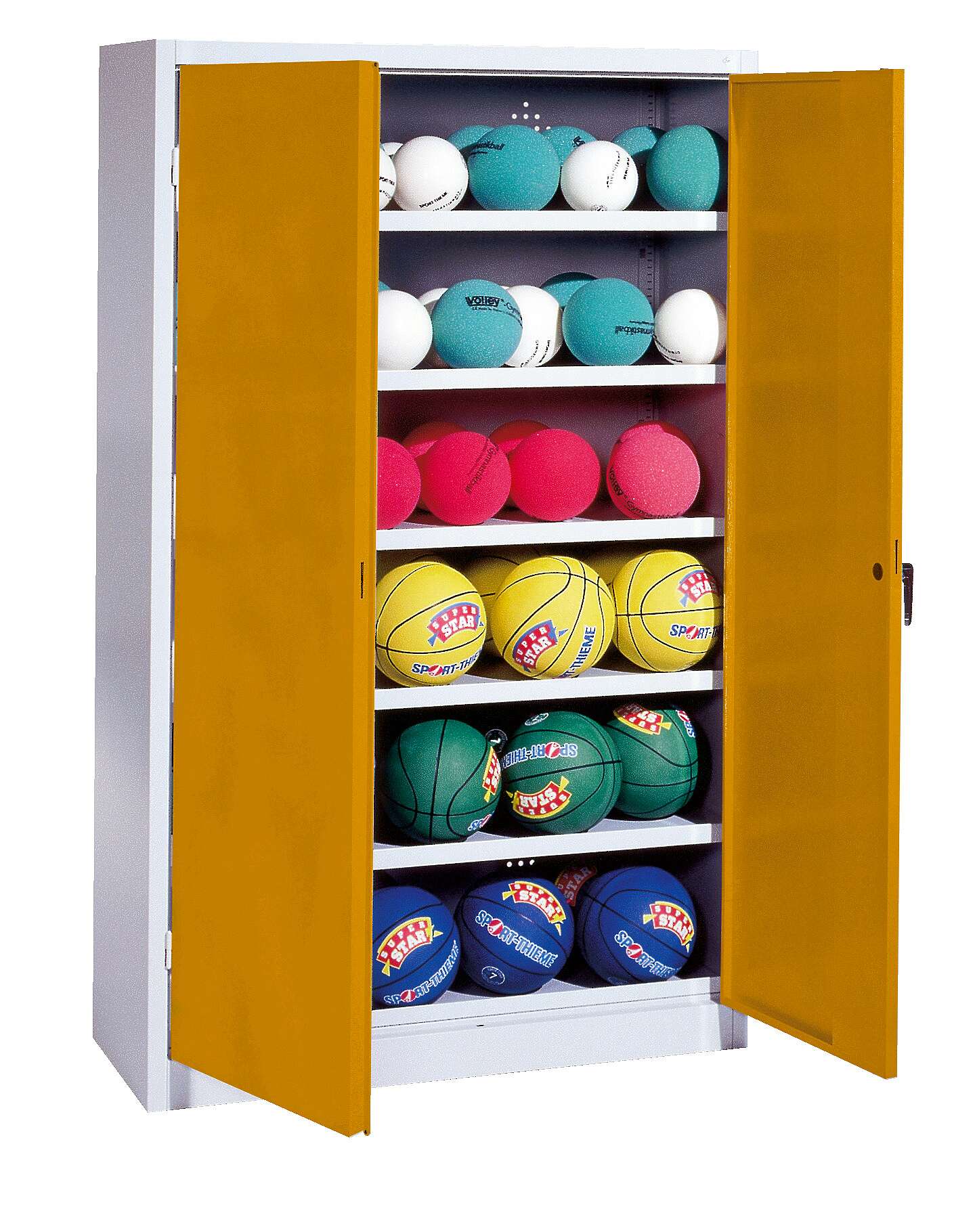 C+P Ballschrank mit Vollblech-Flügeltüren (Typ 3)