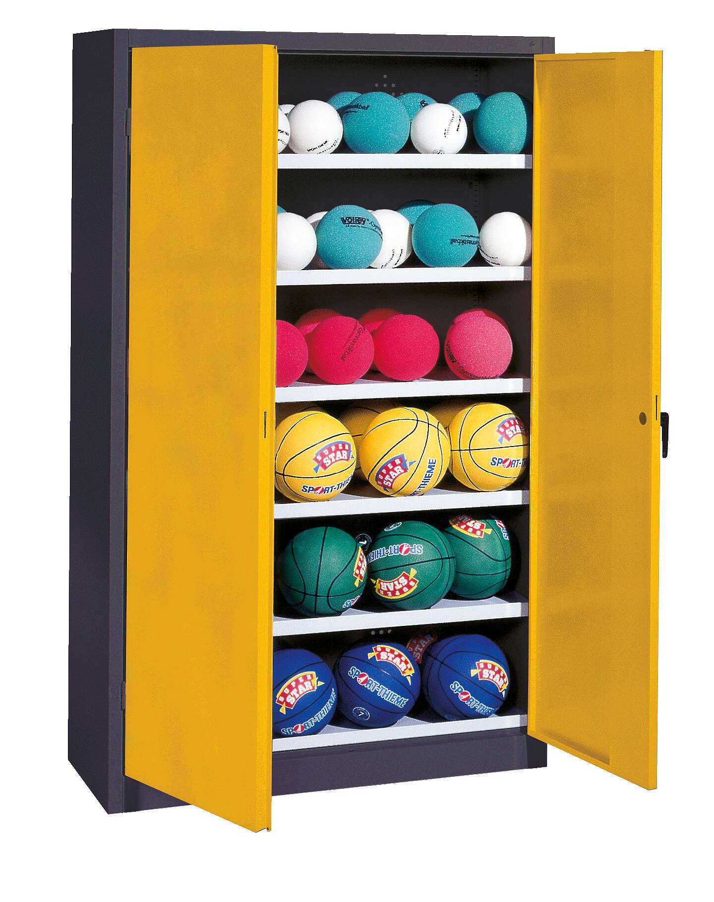 C+P Ballschrank mit Vollblech-Flügeltüren (Typ 3)