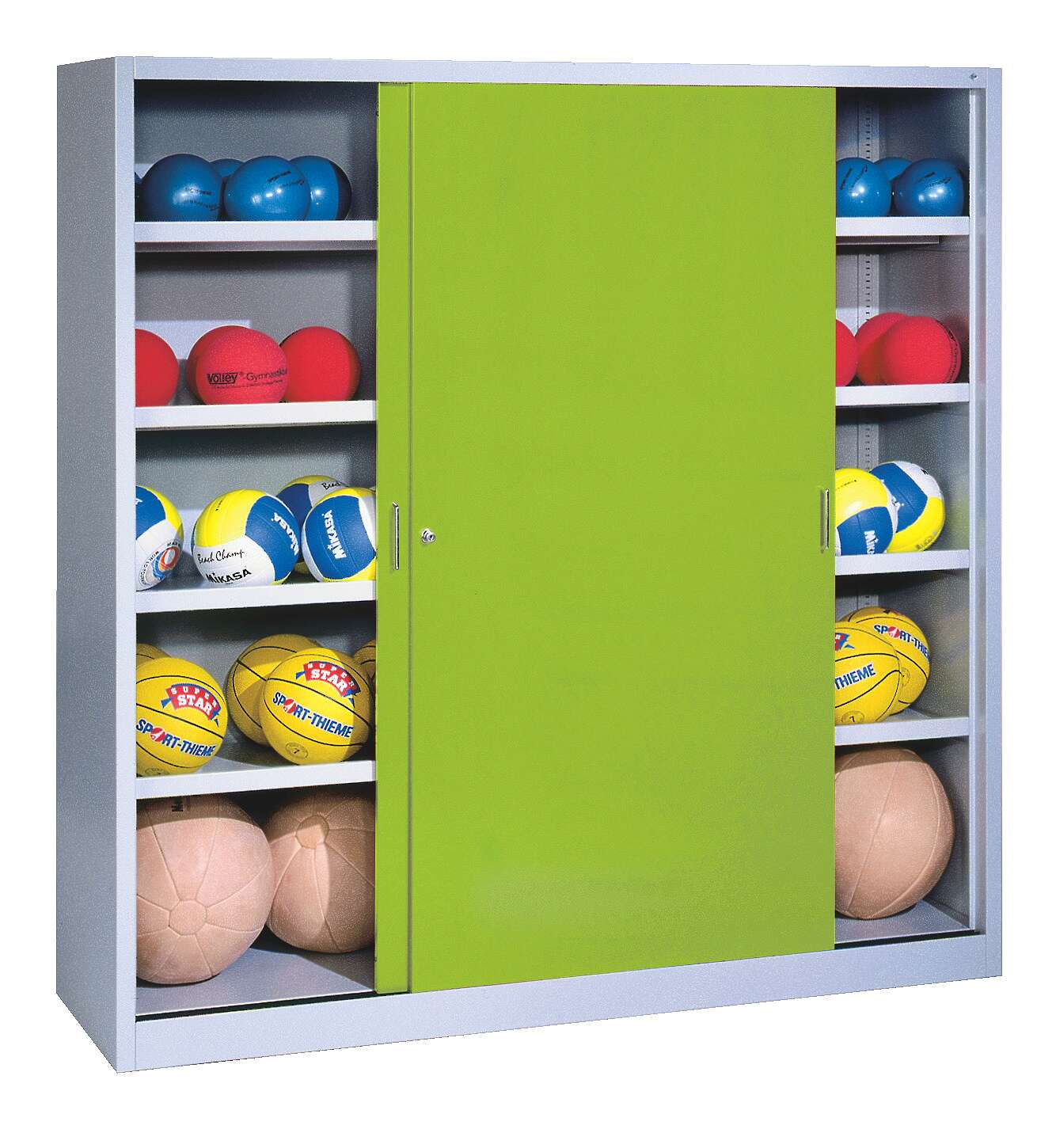 C+P Ballschrank mit Vollblech-Schiebetüren (Typ 4)