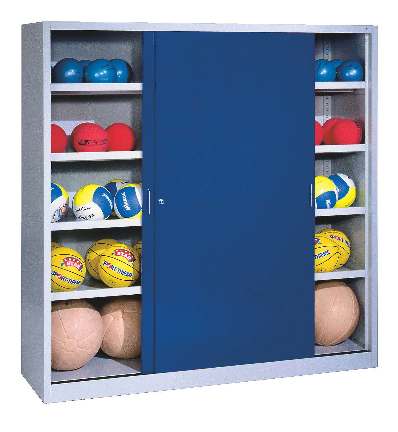 C+P Ballschrank mit Vollblech-Schiebetüren (Typ 4)