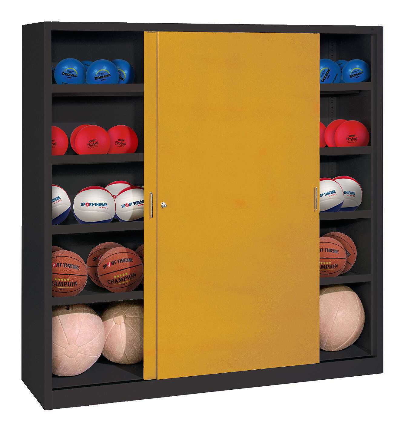 C+P Ballschrank mit Vollblech-Schiebetüren (Typ 4)