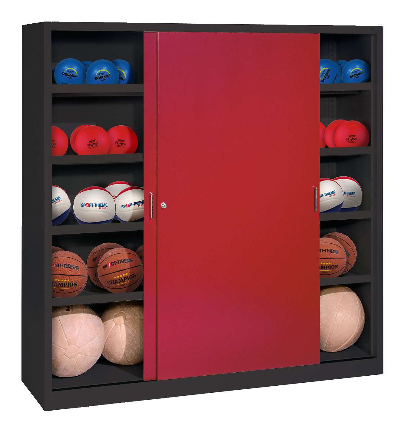 C+P Ballschrank mit Vollblech-Schiebetüren (Typ 4)