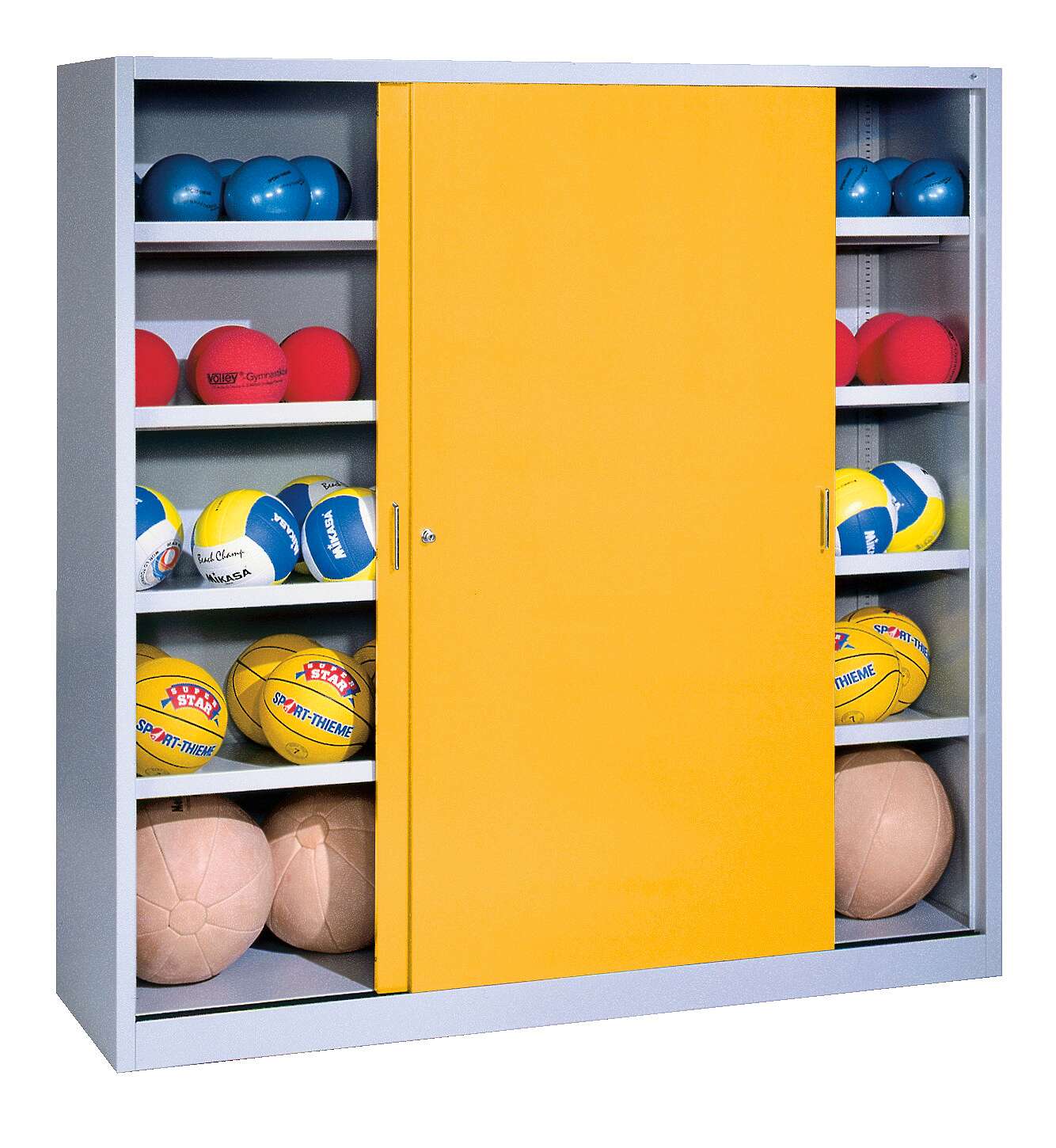 C+P Ballschrank mit Vollblech-Schiebetüren (Typ 4)