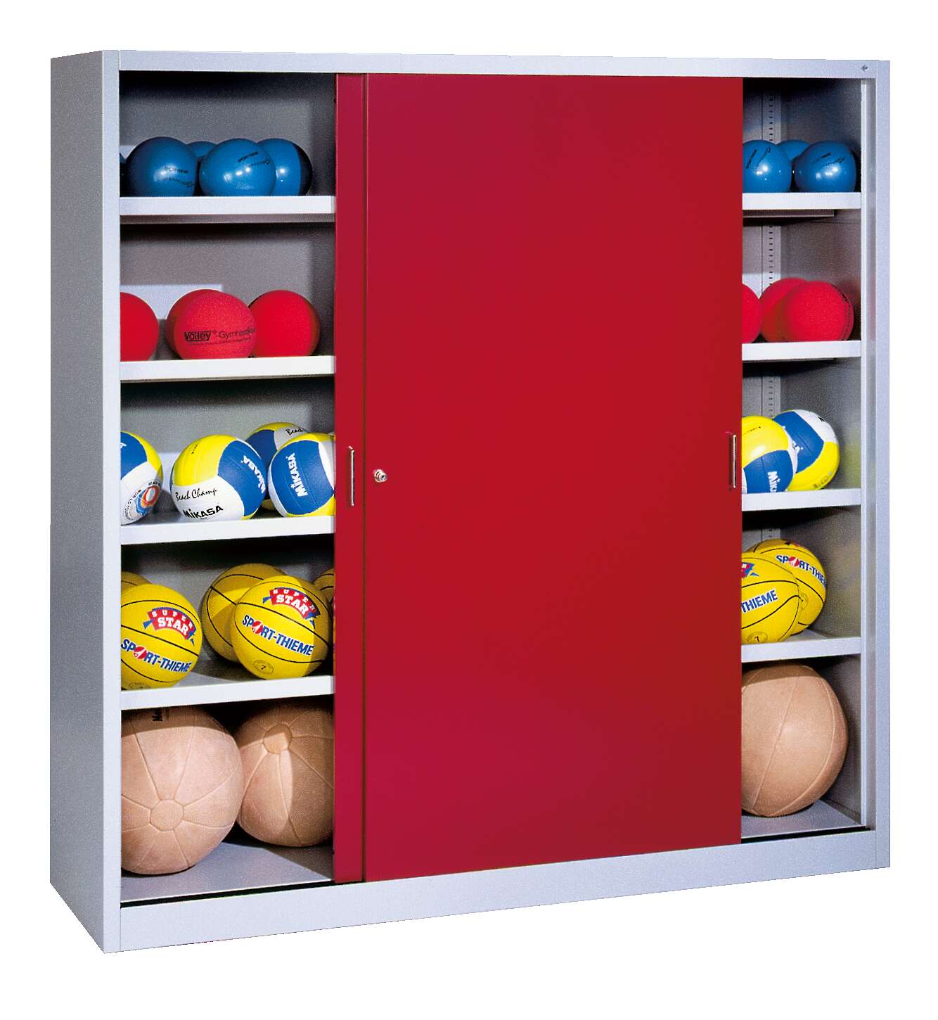 C+P Ballschrank mit Vollblech-Schiebetüren (Typ 4)