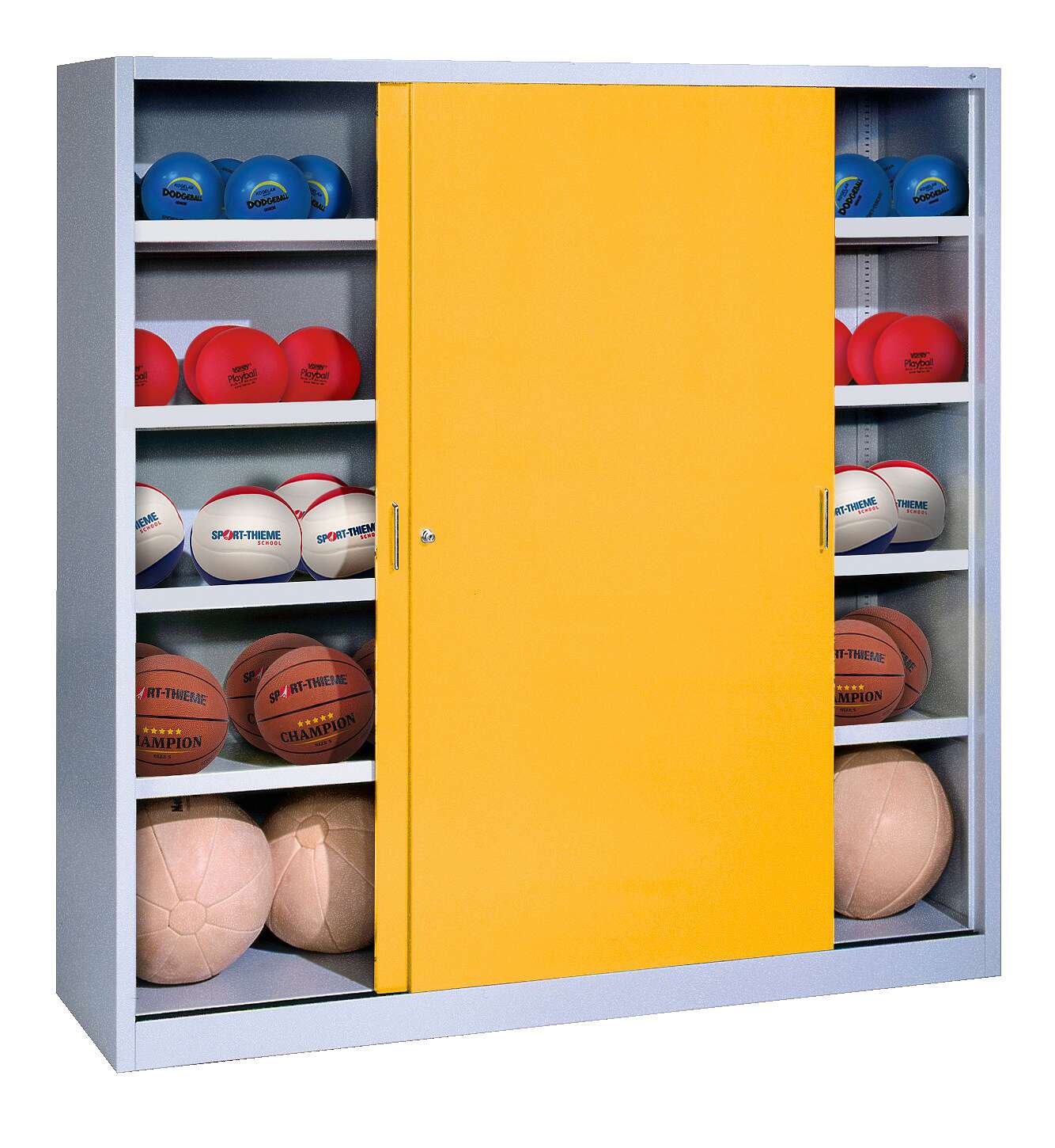 C+P Ballschrank mit Vollblech-Schiebetüren (Typ 4)