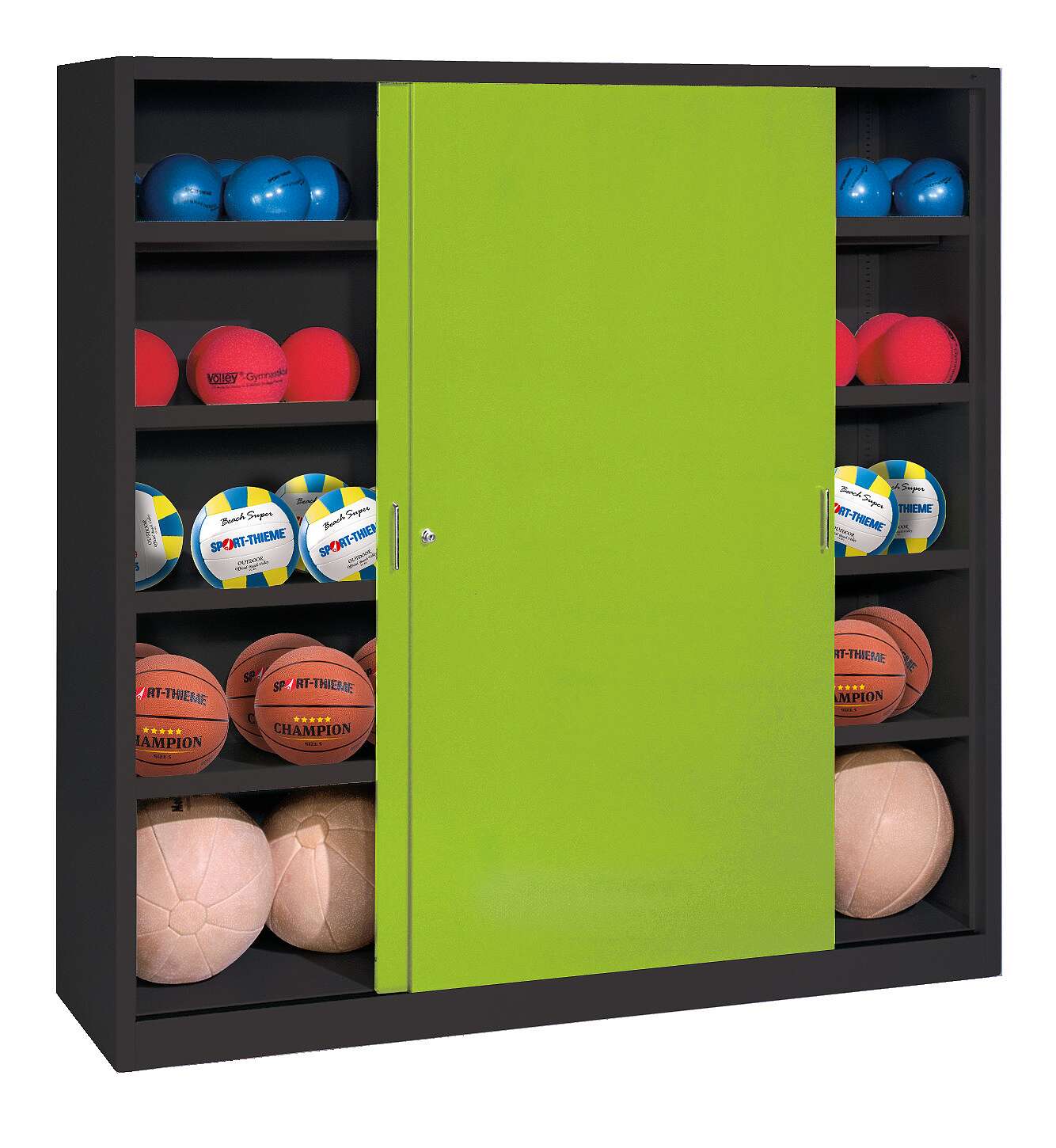C+P Ballschrank mit Vollblech-Schiebetüren (Typ 4)