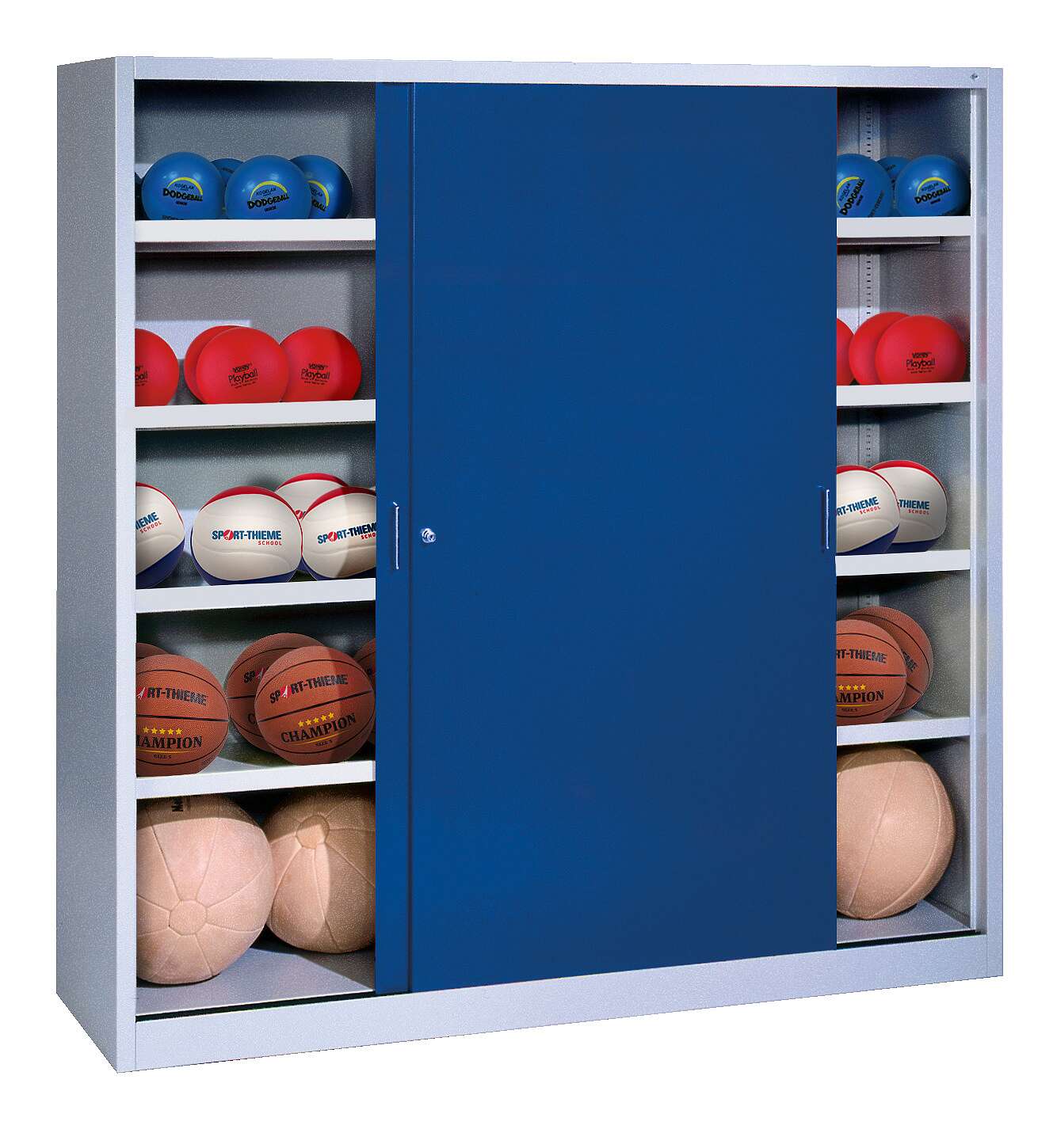 C+P Ballschrank mit Vollblech-Schiebetüren (Typ 4)