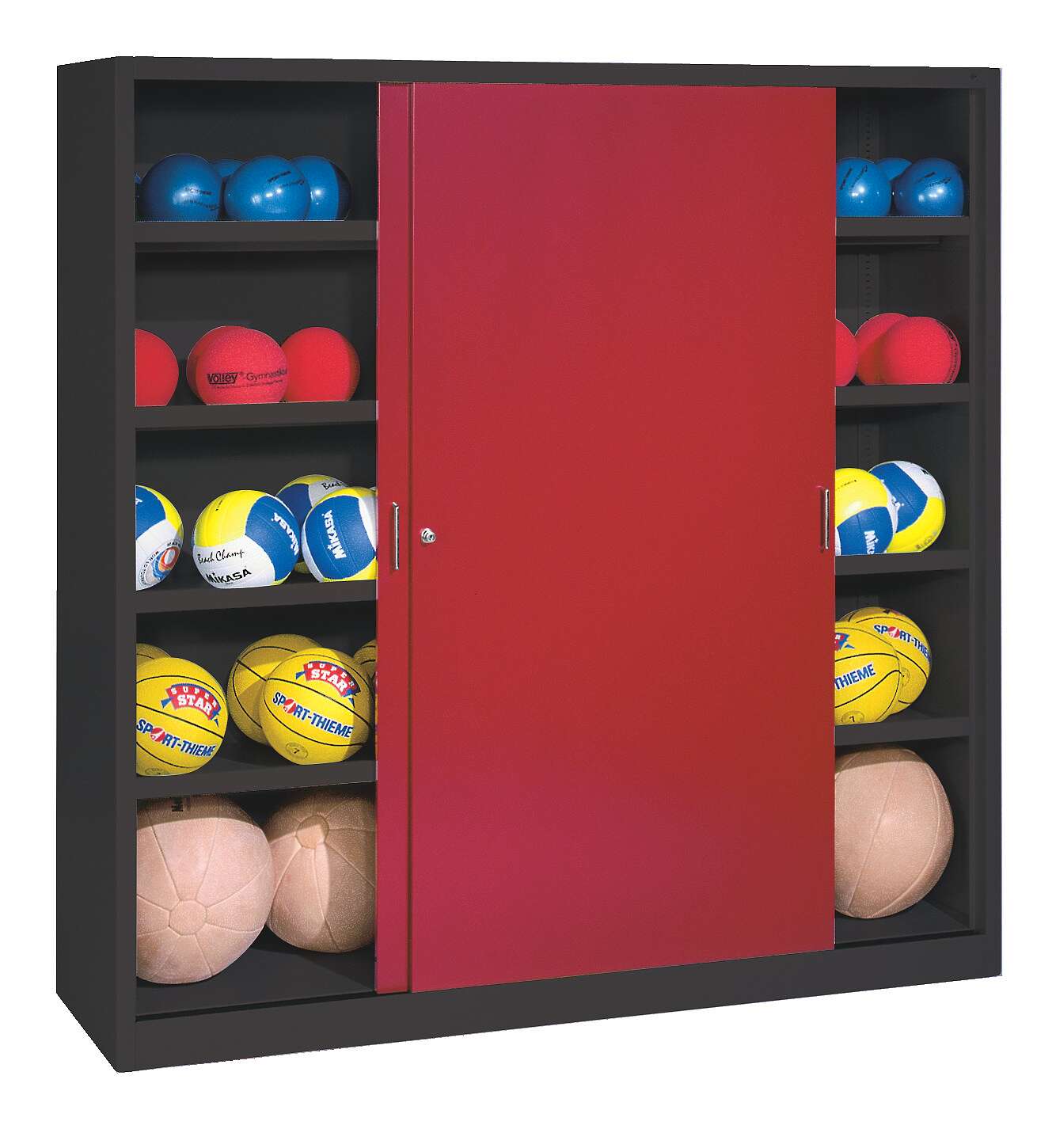 C+P Ballschrank mit Vollblech-Schiebetüren (Typ 4)