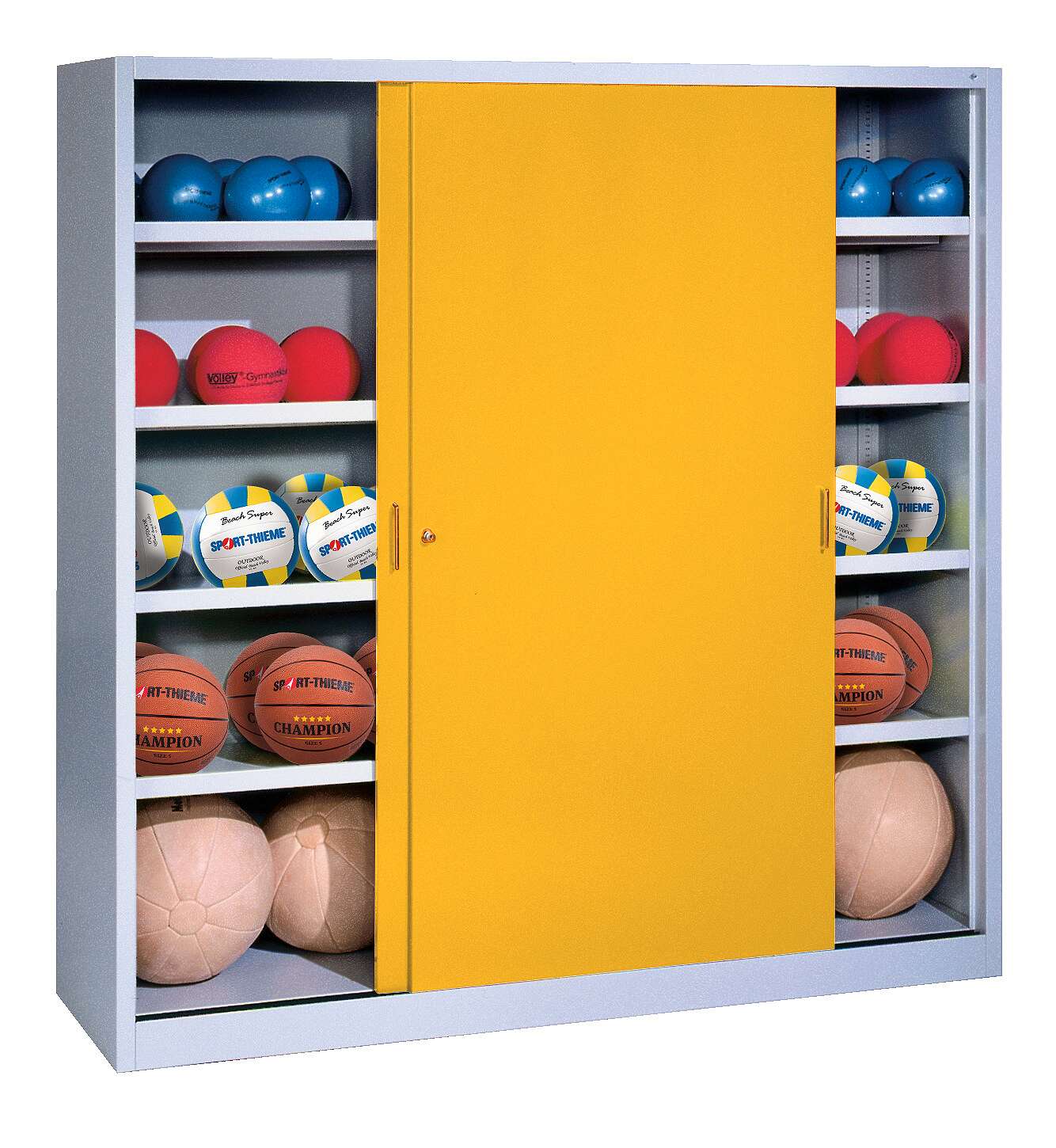 C+P Ballschrank mit Vollblech-Schiebetüren (Typ 4)