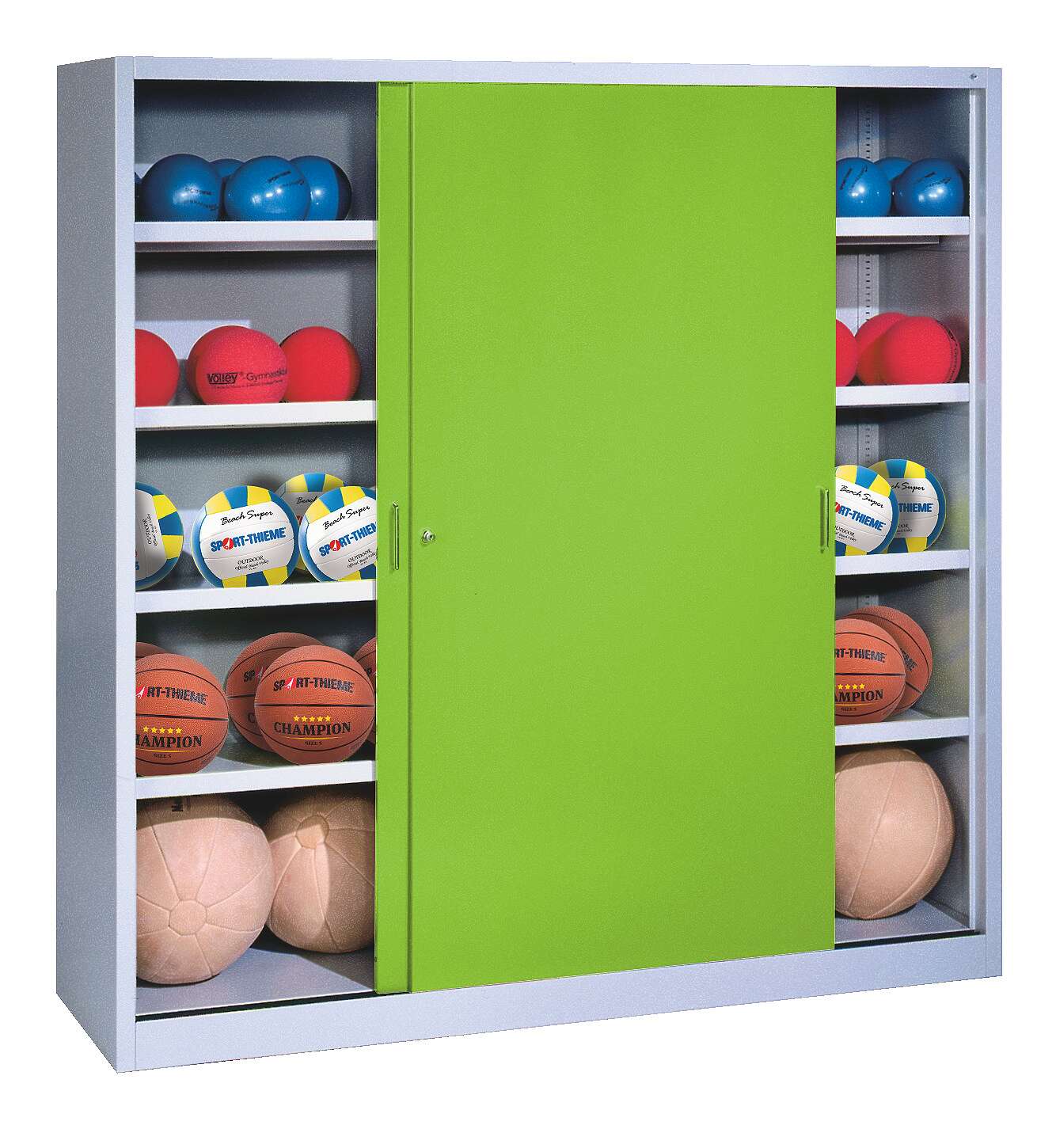 C+P Ballschrank mit Vollblech-Schiebetüren (Typ 4)