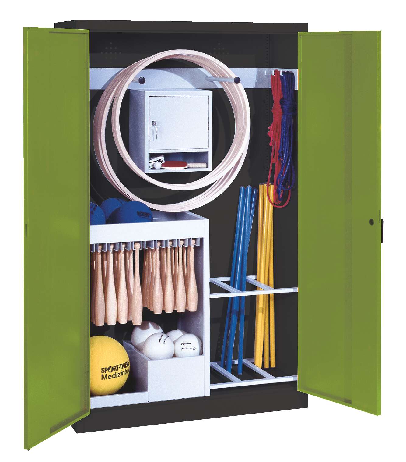 C+P Sportgeräteschrank mit Vollblech-Flügeltüren (Typ 1)