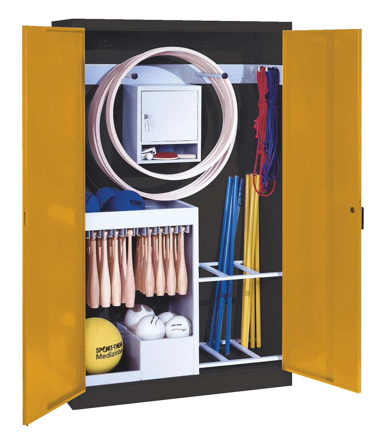 C+P Sportgeräteschrank mit Vollblech-Flügeltüren (Typ 1)