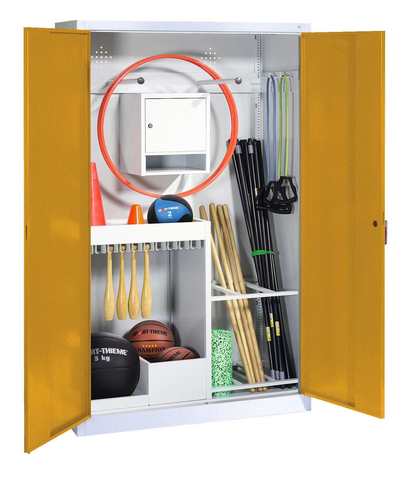 C+P Sportgeräteschrank mit Vollblech-Flügeltüren (Typ 1)