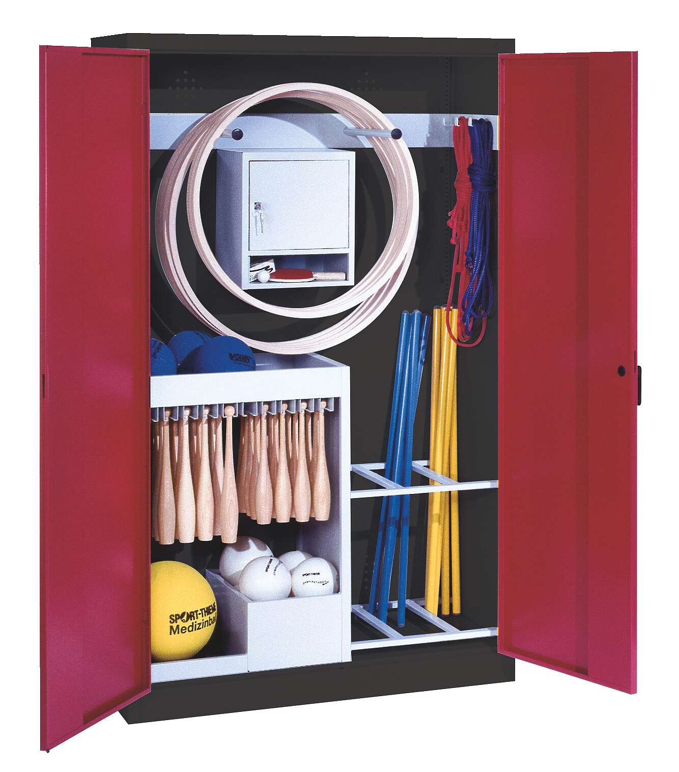 C+P Sportgeräteschrank mit Vollblech-Flügeltüren (Typ 1)