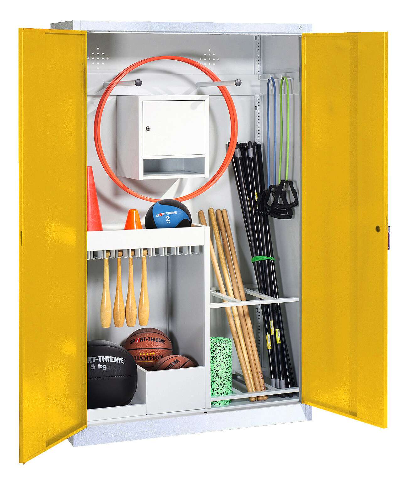 C+P Sportgeräteschrank mit Vollblech-Flügeltüren (Typ 1)