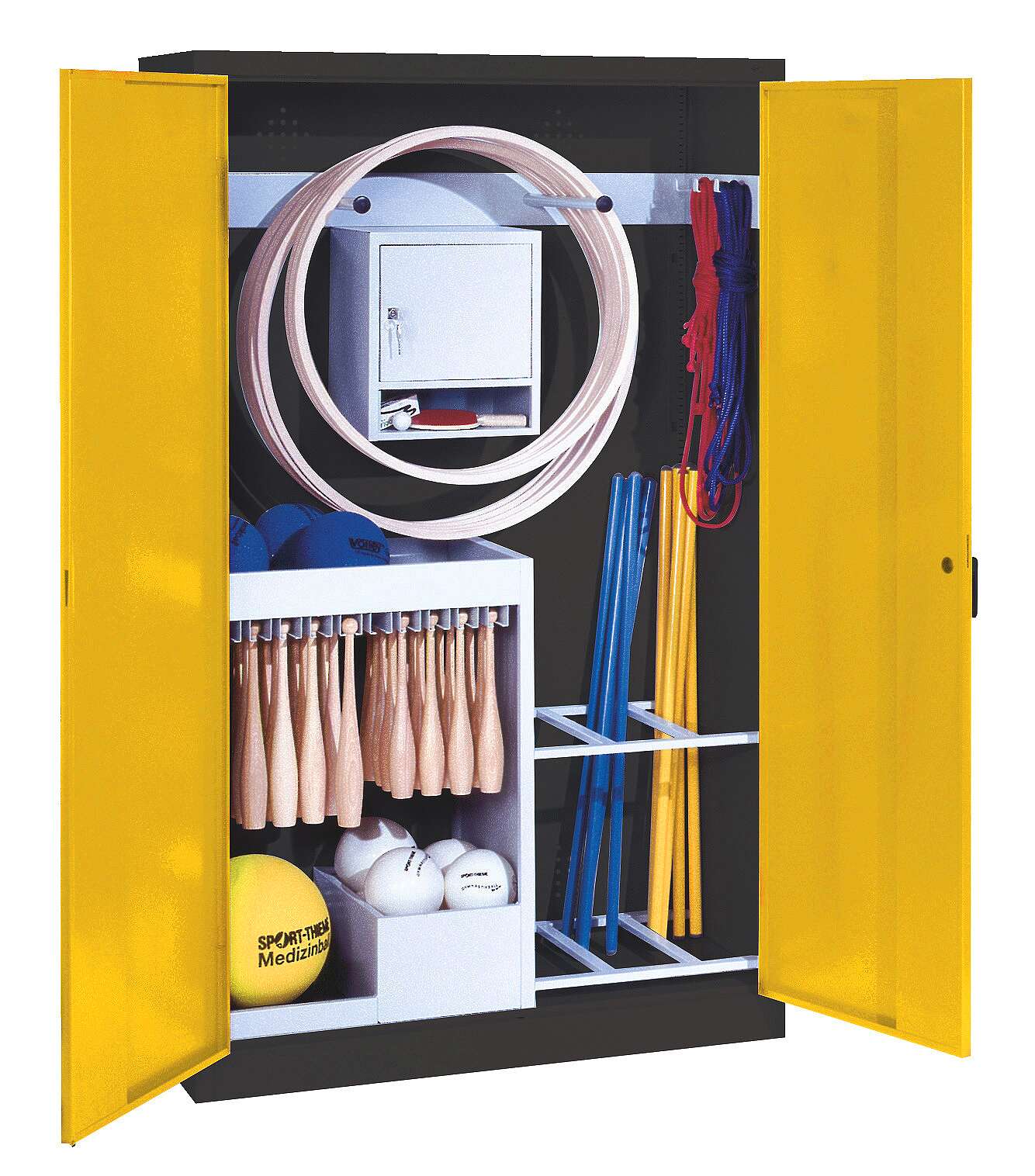C+P Sportgeräteschrank mit Vollblech-Flügeltüren (Typ 1)