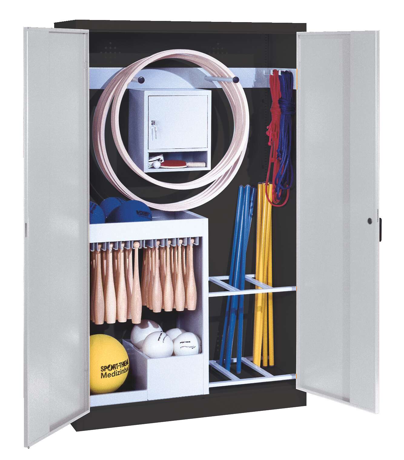 C+P Sportgeräteschrank mit Vollblech-Flügeltüren (Typ 1)
