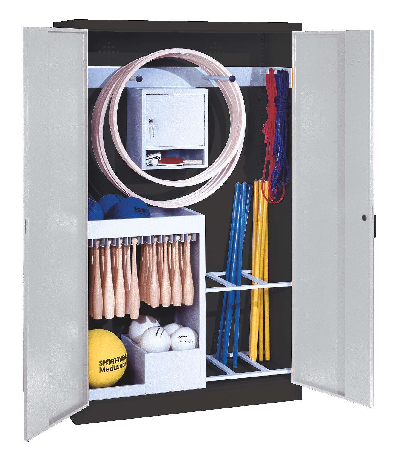 C+P Sportgeräteschrank mit Vollblech-Flügeltüren (Typ 1)