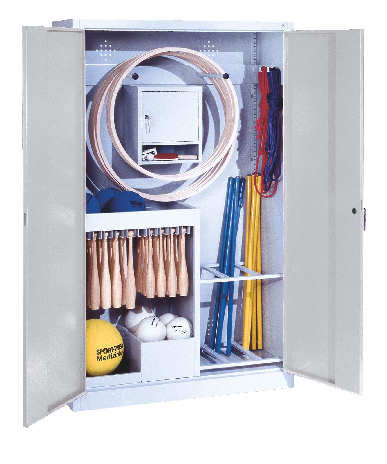 C+P Sportgeräteschrank mit Vollblech-Flügeltüren (Typ 1)