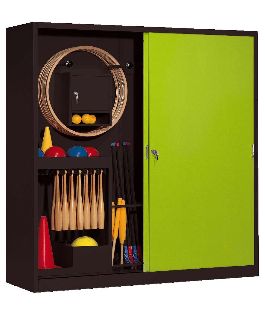 C+P Sportgeräteschrank mit Vollblech-Schiebetüren (Typ 5)