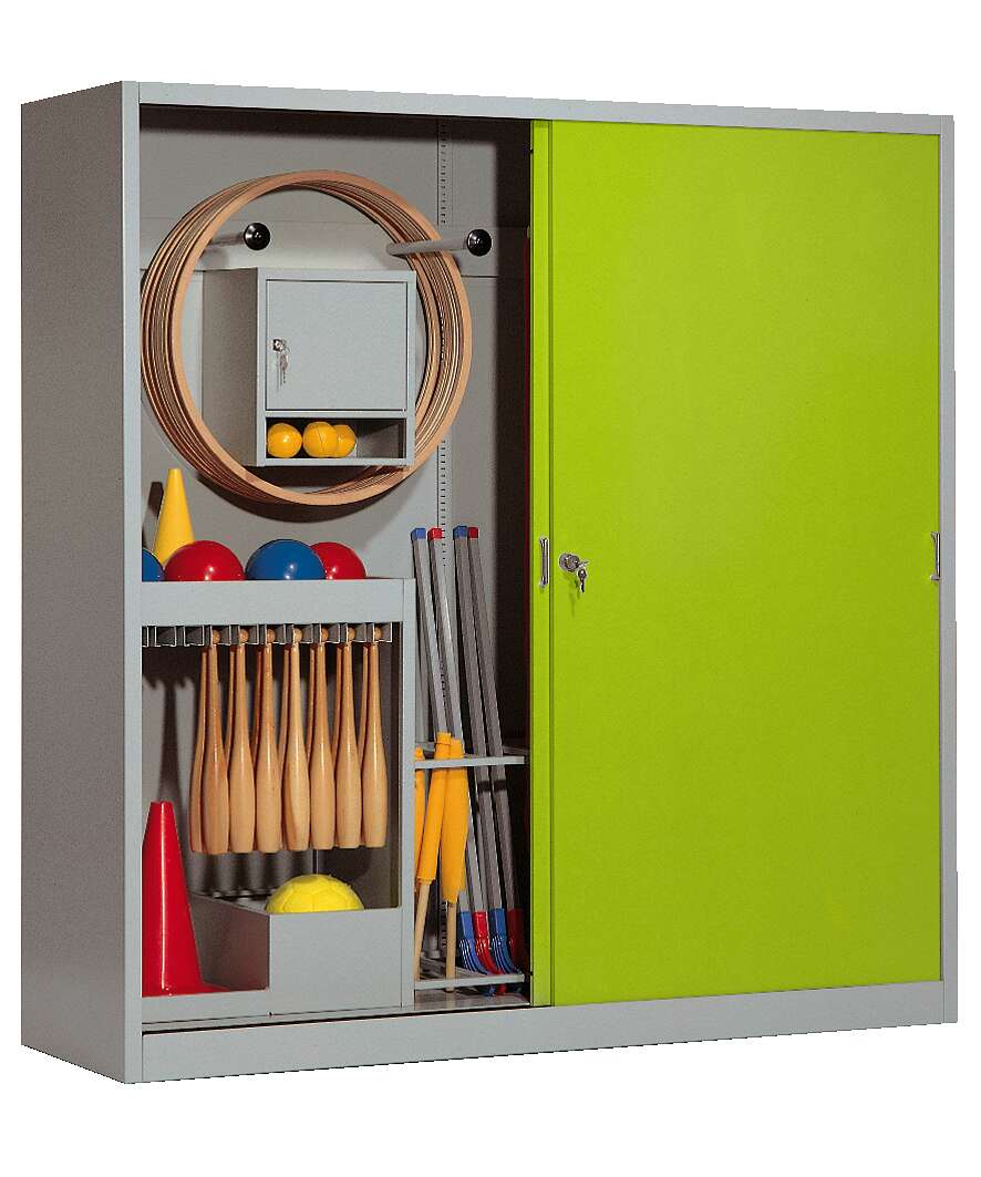 C+P Sportgeräteschrank mit Vollblech-Schiebetüren (Typ 5)