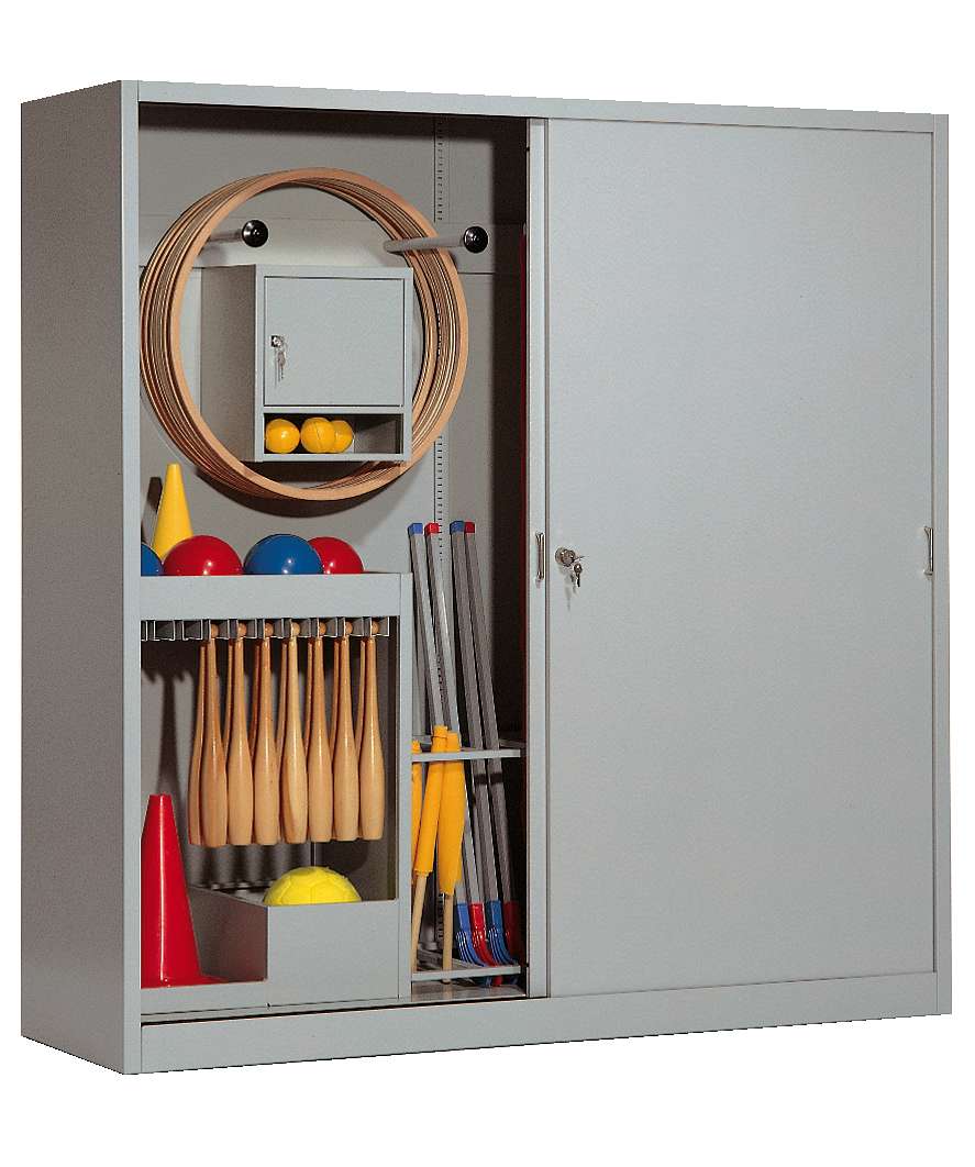 C+P Sportgeräteschrank mit Vollblech-Schiebetüren (Typ 5)