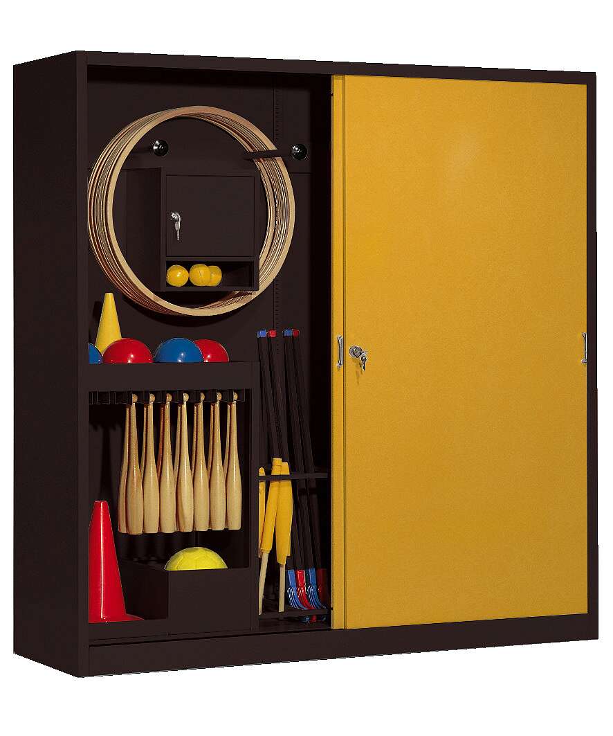 C+P Sportgeräteschrank mit Vollblech-Schiebetüren (Typ 5)