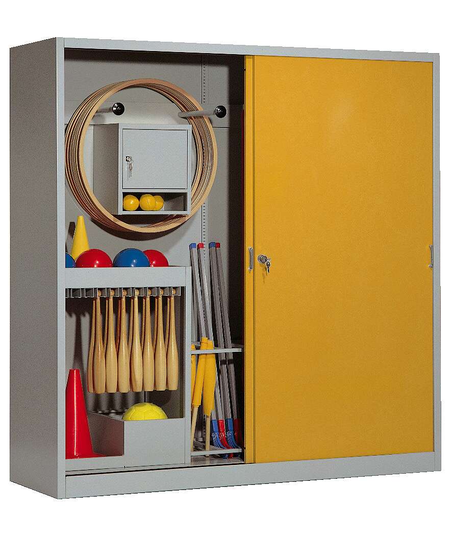 C+P Sportgeräteschrank mit Vollblech-Schiebetüren (Typ 5)