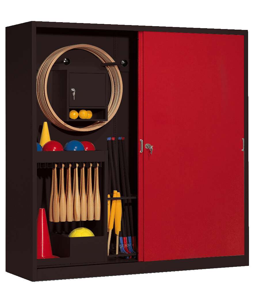 C+P Sportgeräteschrank mit Vollblech-Schiebetüren (Typ 5)