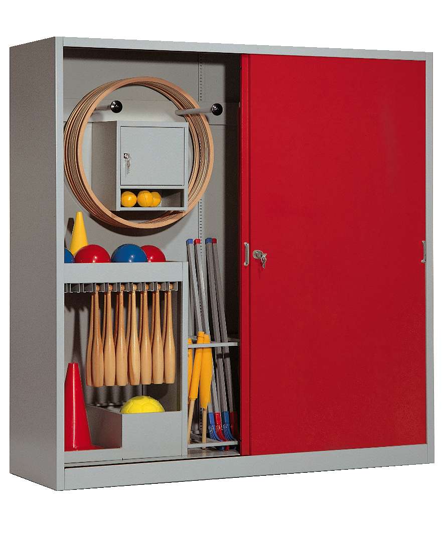 C+P Sportgeräteschrank mit Vollblech-Schiebetüren (Typ 5)