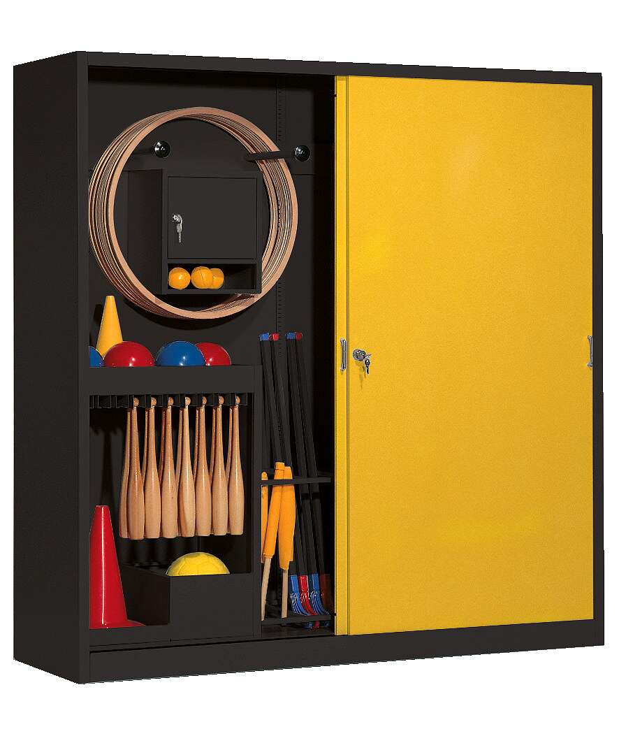 C+P Sportgeräteschrank mit Vollblech-Schiebetüren (Typ 5)