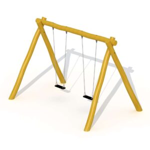 Eco-Play Doppelschaukel "Robinie"