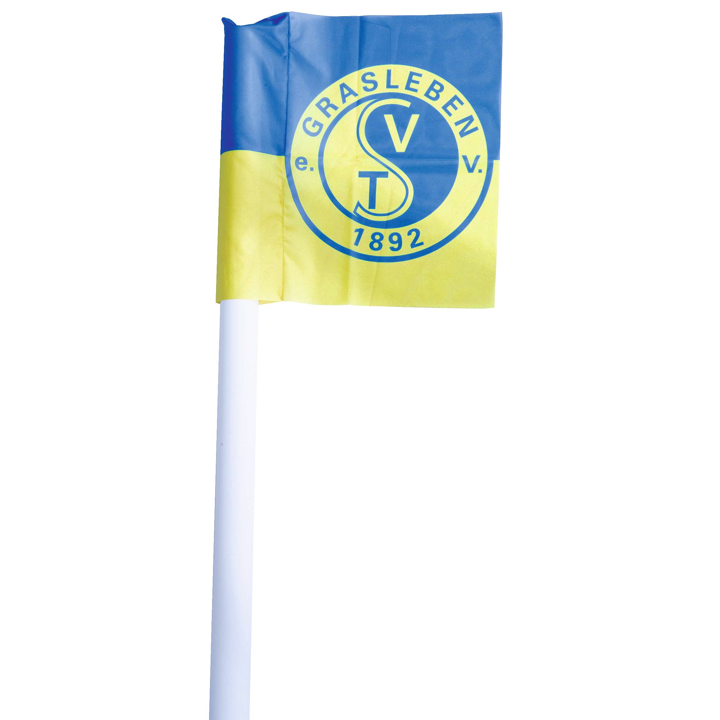Fahne "Bedruckt" für Grenzstange
