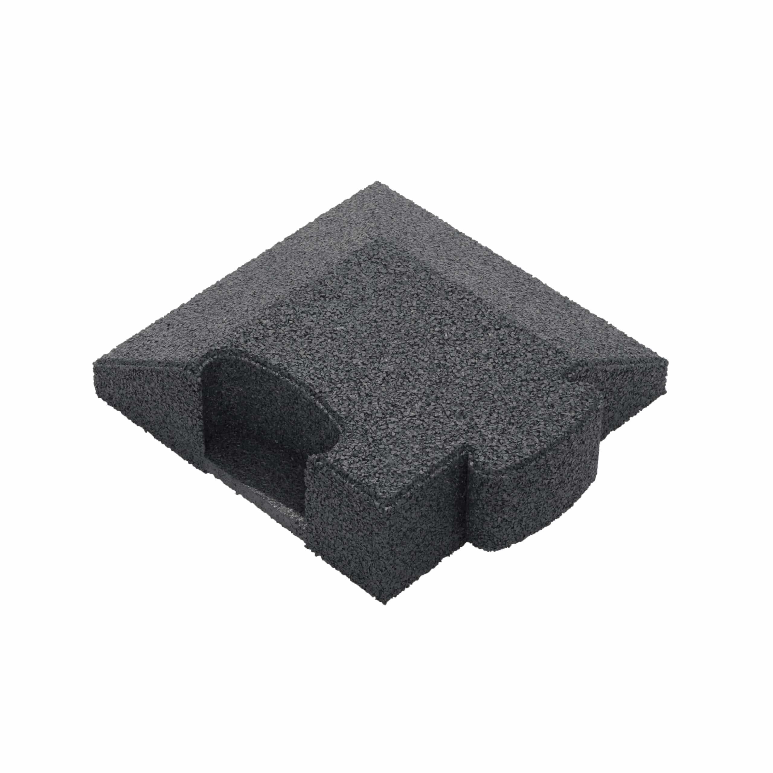 Gum-Tech Eckstück "Abgeschrägt" für Fallschutzplatten