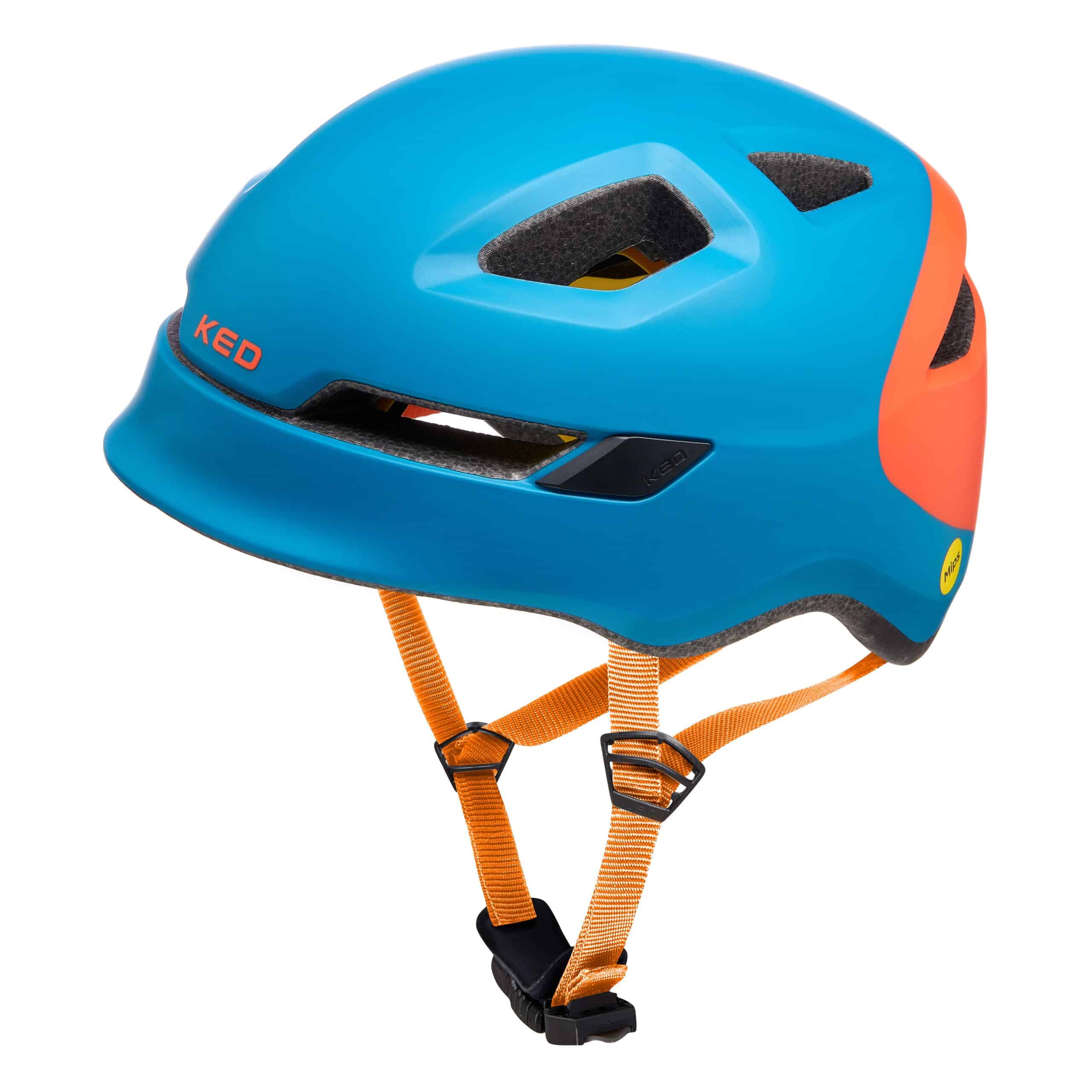 KED Fahrradhelm "Pop Petrol Orange"