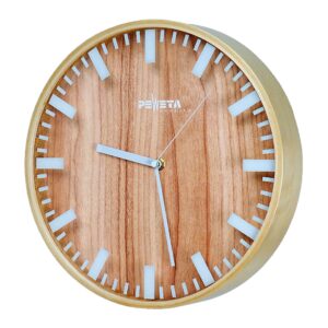 Peweta Funk-Wanduhr "Wood"