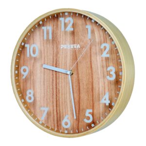 Peweta Funk-Wanduhr "Wood"