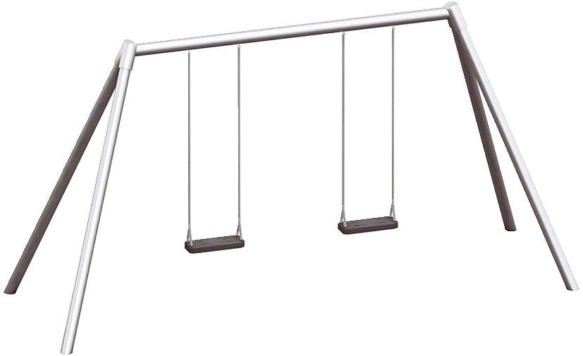 Playparc Doppelschaukel "Metall"