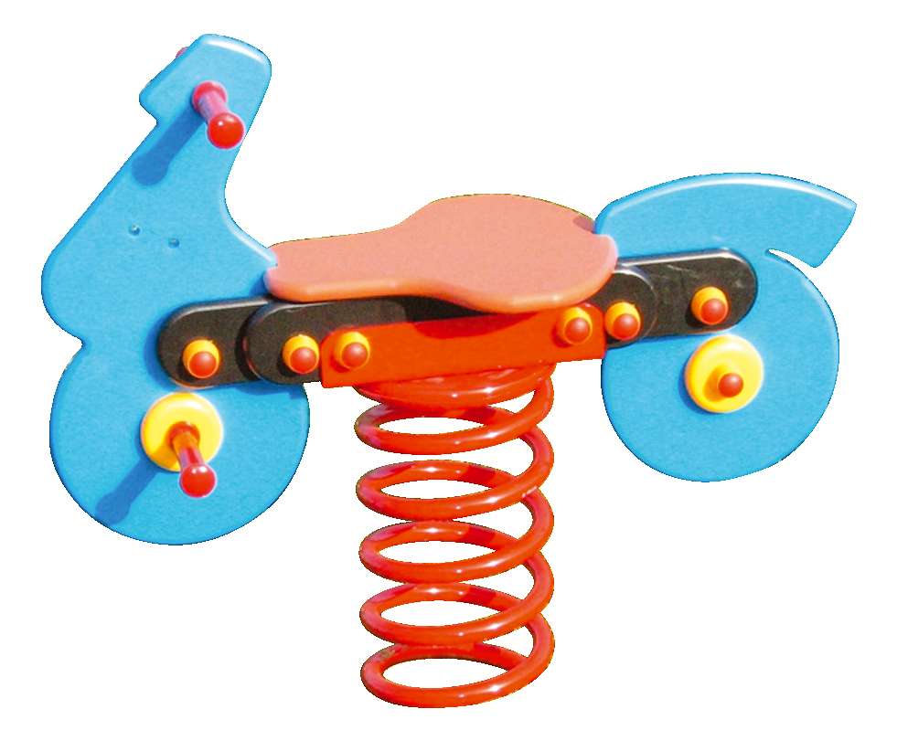 Playparc Federwippe "Motorrad"