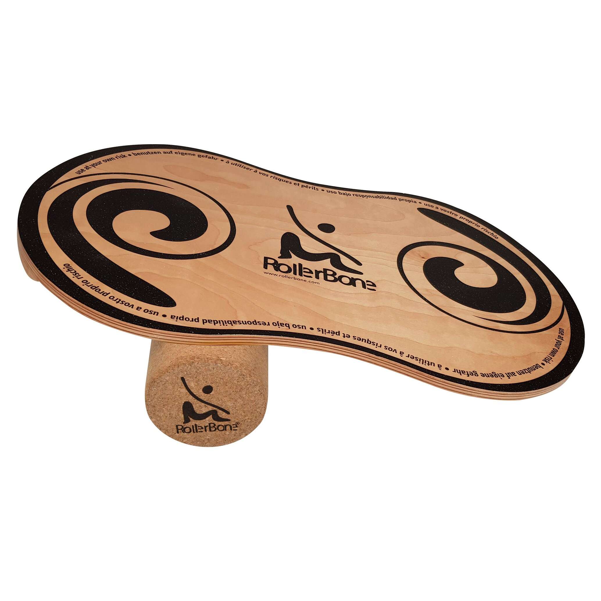 RollerBone Balance-Board-Set "1.0 Classic"