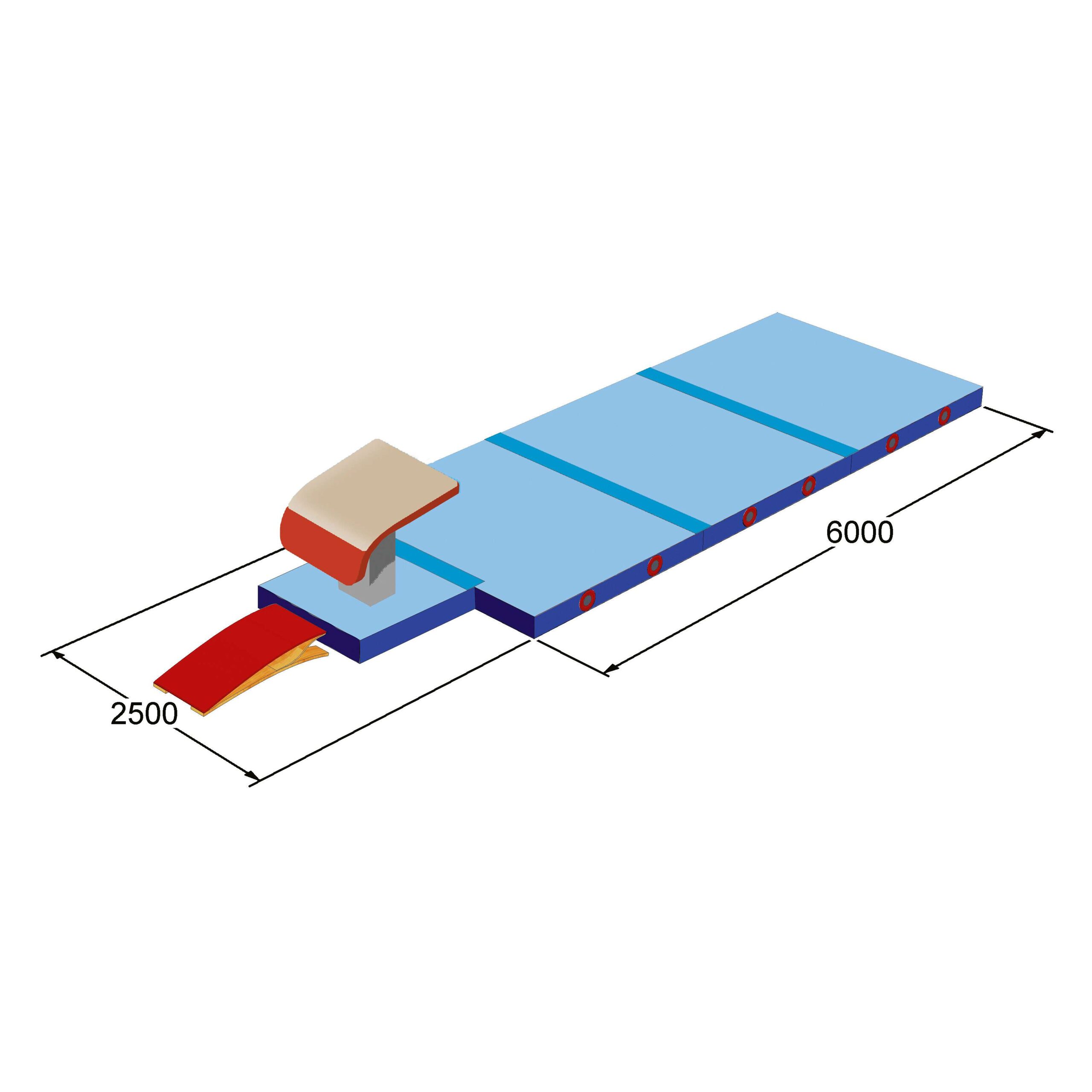 Spieth Fallschutz-Mattensatz "Ergojet Rio"