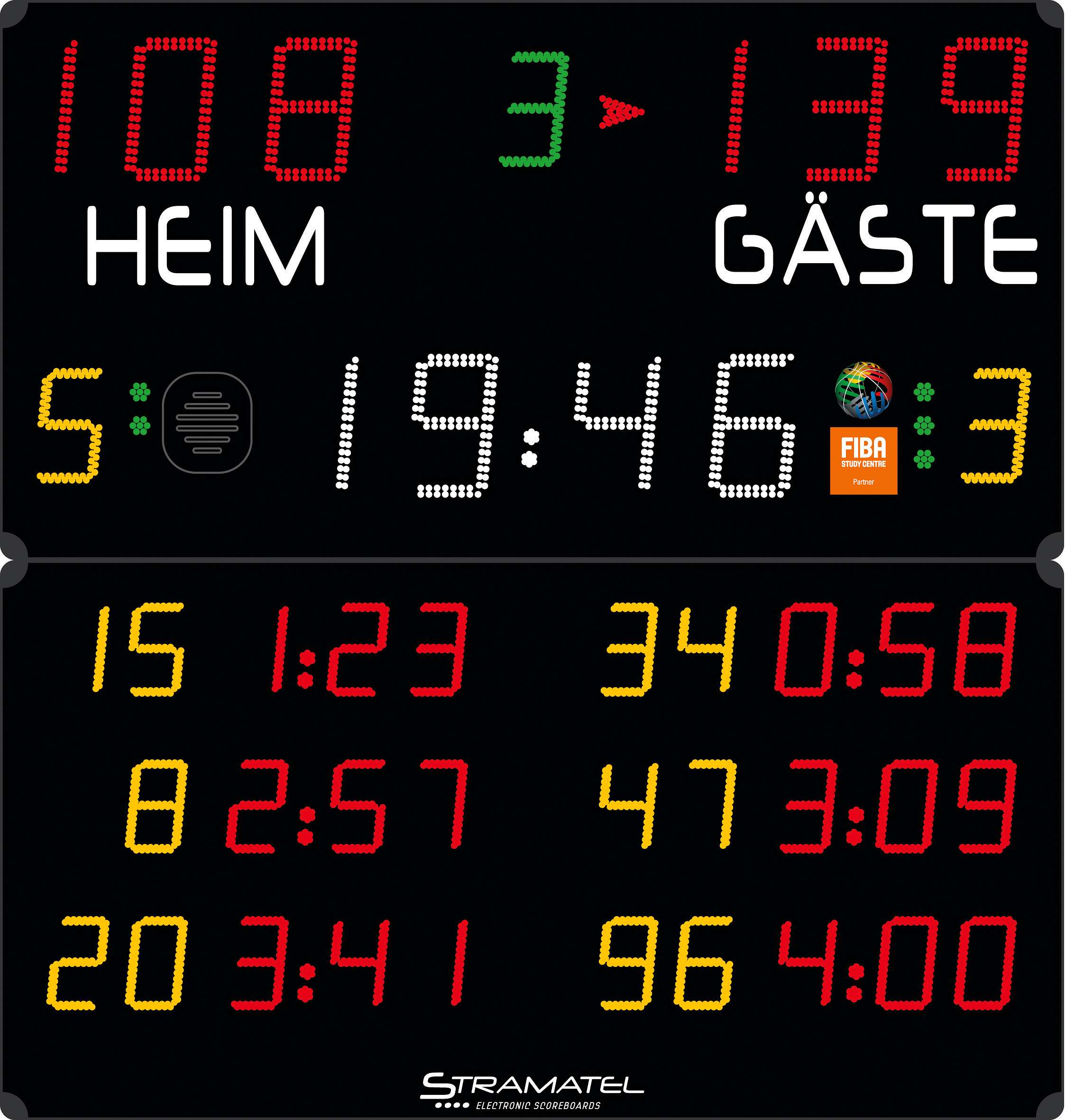 Stramatel Anzeigetafel "452 MB 3004"