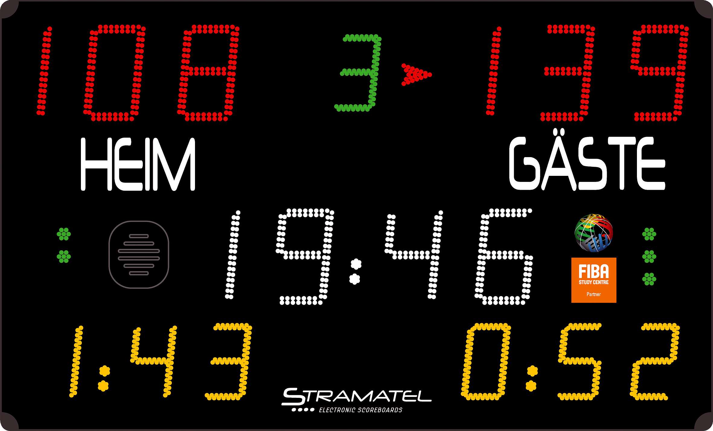 Stramatel Anzeigetafel "452 MB 7000"