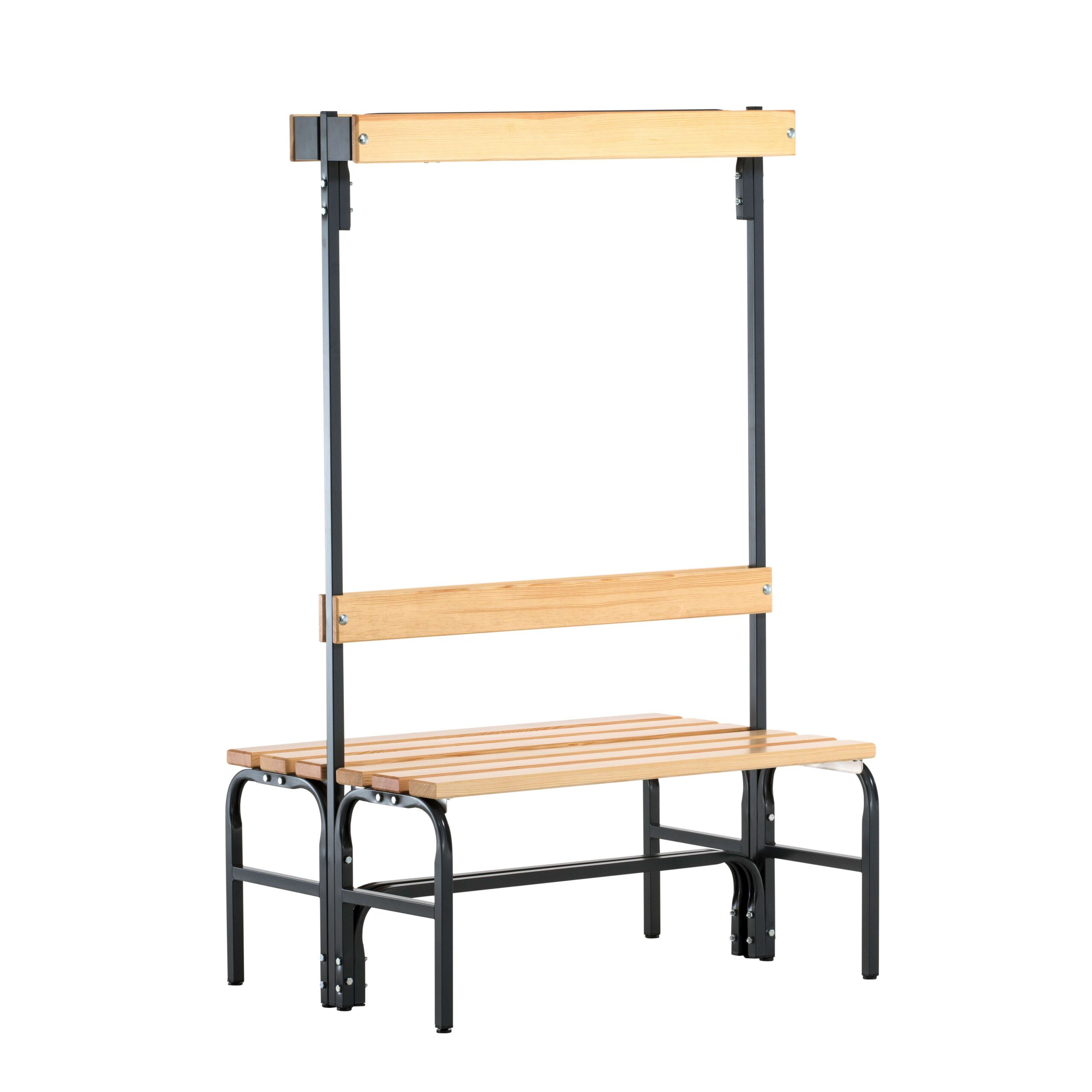 Sypro Umkleidebank für Trockenräume mit Rückenlehne